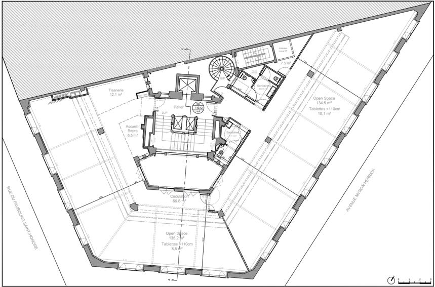 Bureau Paris 3305m² Location bureau Paris OLBUR2310558 4